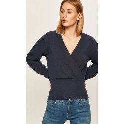 G-Star Raw - Sweter. Niebieskie swetry damskie G-Star RAW, s, bez wzorów, z bawełny, retro, bez rękawów, bez kaptura. W wyprzedaży za 219,90 zł.