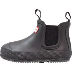 Buty zimowe damskie: Hunter FLAT SOLE CHELSEA Kalosze black