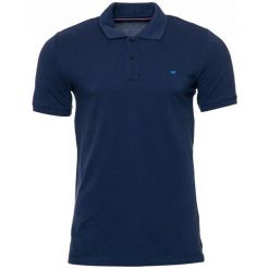 Mustang Koszulka Polo Męska Polo Polo, Xxl, Ciemnoniebieska. Niebieskie koszulki męskie marki Mustang, xxl, bez wzorów, klasyczne, polo, bez rękawów. Za 145,00 zł.
