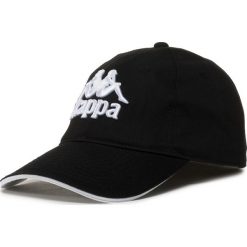 Czapka z daszkiem KAPPA - Elino 305050 Black 005. Czarne czapki męskie Kappa, bez wzorów, z bawełny. Za 49,00 zł.