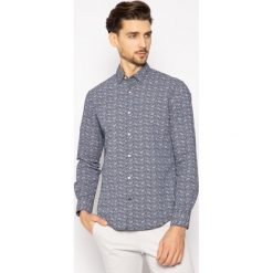 Koszula Pierre Cardin 5874/27154/9021. Niebieskie koszule męskie Pierre Cardin, xxl, bez wzorów, z bawełny, casualowe, bez kołnierzyka, bez rękawów. W wyprzedaży za 199,00 zł.
