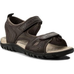 Sandały GEOX - U S. Strada A U4224A 000BC C6024 Dk Coffee. Brązowe sandały męskie skórzane Geox. W wyprzedaży za 199,00 zł.