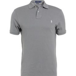 Polo Ralph Lauren SLIM FIT Koszulka polo grey. Szare koszulki polo Polo Ralph Lauren, m, z bawełny. Za 419,00 zł.