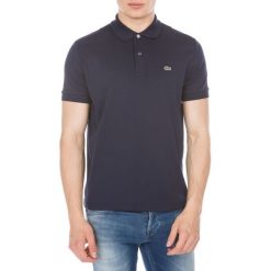 Lacoste Polo Koszulka Niebieski. Niebieskie podkoszulki męskie Lacoste, s, bez wzorów, z bawełny, bez rękawów. Za 447,95 zł.