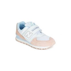 Buty Dziecko New Balance YV574. Różowe trampki dziewczęce New Balance, bez wzorów, bez zapięcia. Za 259,00 zł.