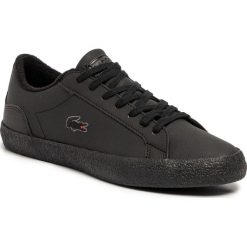 Sneakersy LACOSTE - Lerond 319 6 Cma 7-38CMA005402H Blk/Blk. Czarne sneakersy męskie Lacoste, na co dzień, bez wzorów, ze skóry ekologicznej, bez zapięcia. W wyprzedaży za 279,99 zł.