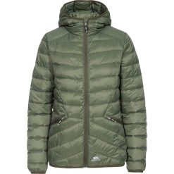 Kurtka "Alyssa" w kolorze khaki. Brązowe kurtki damskie Trespass Women, xxs, bez wzorów, bez kaptura. W wyprzedaży za 210,95 zł.