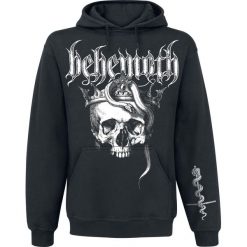 Bejsbolówki męskie: Behemoth Skull Bluza z kapturem czarny