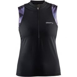 Craft Koszulka Kolarska Classic W Black Xs. Czarne bluzki sportowe damskie marki Craft, xs, z materiału, bez rękawów, rowerowe. Za 159,00 zł.