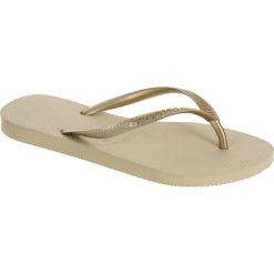 Japonki Slim damskie. Buty sportowe damskie Havaianas, bez wzorów, z gumy, sportowe, bez kołnierzyka. Za 79,99 zł.