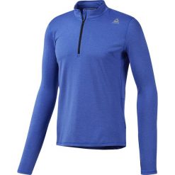 Bluza Reebok Re Quarter Zip M Niebieska. Niebieskie bluzy męskie Reebok, m, bez wzorów, bez kołnierzyka, z krótkim rękawem, długie, bez kaptura. Za 179,99 zł.