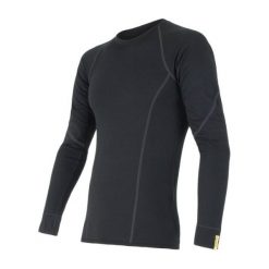 Sensor Koszulka Termoaktywna Z Długim Rękawem Merino Wool Active M Black S. Czarne odzież termoaktywna męska marki Sensor, s, z wełny, z długim rękawem, outdoorowe. W wyprzedaży za 179,00 zł.