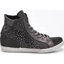 Answear - Buty UR Your Only Limit. Szare koturny damskie ANSWEAR, z okrągłym noskiem, bez obcasa, na obcasie, na sznurówki. W wyprzedaży za 99,90 zł.