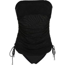 Tankini (2 części) bonprix czarny. Czarne stroje kąpielowe damskie bonprix, bez wzorów. Za 129,99 zł.