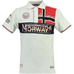 Geographical Norway Męska Koszulka Polo Koala S Biały. Białe koszulki męskie marki Geographical Norway, s, polo. Za 149,00 zł.