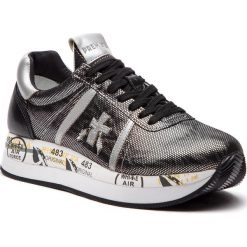 Sneakersy PREMIATA - Conny 3342 Srebrny. Szare półbuty damskie Premiata, ze skóry. W wyprzedaży za 589,00 zł.