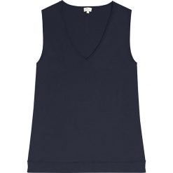 Top "Sandy" w kolorze granatowym. Niebieskie bluzki damskie Ateliers de la maille Paris, bez wzorów, z bawełny, bez kołnierzyka. W wyprzedaży za 128,95 zł.