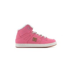 Buty DC Shoes DC Rebound WNT ADBS100076 RSD. Różowe trampki i tenisówki damskie marki DC Shoes, bez wzorów, bez zapięcia. Za 236,43 zł.
