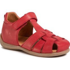 Sandały FRODDO - G2150113-3 D Red. Czerwone sandały dziewczęce Froddo, ze skóry, bez zapięcia. Za 259,00 zł.