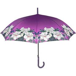Parasole: Parasol „Flower” w kolorze fioletowo-białym