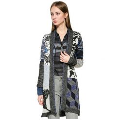 Desigual Panie sweter jers Alexandra 17WWJF92 5001 (rozmiar XS). Swetry damskie Desigual, xs, bez wzorów, bez rękawów, bez kaptura. W wyprzedaży za 223,00 zł.