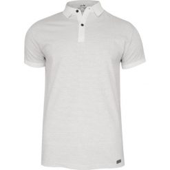 Biała Elegancka Koszulka Polo, Męska, Krótki Rękaw -Just Yuppi- T-shirt, w Czarne Kropki, Groszki TSJTYUPPOLO10021kol1bialy. Czarne koszulki męskie Just Yuppi, m, w grochy, z tkaniny, eleganckie, z krótkim rękawem. Za 89,00 zł.