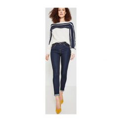 Jeansy skinny GASPARD. Szare jeansy damskie Promod, l, z podwyższonym stanem. Za 89,90 zł.