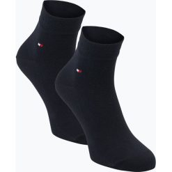 Tommy Hilfiger - Skarpety męskie pakowane po 2 szt., niebieski. Czarne skarpetki męskie marki TOMMY HILFIGER, z bawełny. Za 49,95 zł.