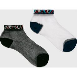 Answear - Skarpetki (2 pack). Szare skarpetki damskie ANSWEAR, bez wzorów, z elastanu. Za 29,90 zł.