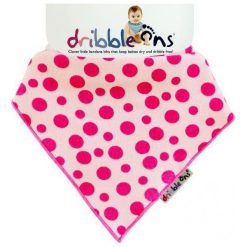 Śliniaki: Xkko Śliniaczek Dribble Ons Pink Spot