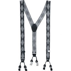 Banned Alternative Rockabilly Braces Szelki szary/czarny. Czarne szelki męskie Banned. Za 79,90 zł.