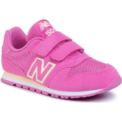 Sneakersy NEW BALANCE - YV500CH Różowy. Różowe trampki chłopięce New Balance, bez wzorów, z tworzywa sztucznego, na rzepy. Za 199,00 zł.