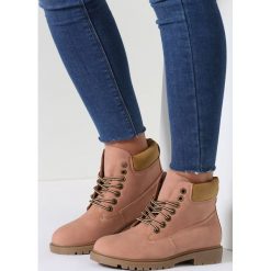 Buty zimowe damskie: Różowe Traperki Wonderful Girl