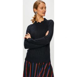 Jacqueline de Yong - Sweter. Niebieskie swetry klasyczne damskie marki Jacqueline de Yong, s, z dzianiny, z okrągłym kołnierzem. W wyprzedaży za 49,90 zł.