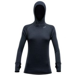Devold Damska Bluza Expedition Woman Hoodie, Black, M. Czarne bluzy sportowe damskie marki Devold, m. Za 375,00 zł.