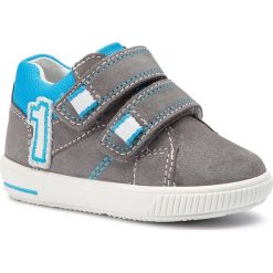 Sneakersy SUPERFIT - 4-09357-25 M Hellgrau/Blau. Szare trampki chłopięce Superfit, bez wzorów, ze skóry, na rzepy. W wyprzedaży za 179,00 zł.