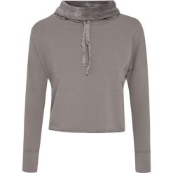 Bluza DEHA DANCE Brązowy. Brązowe bluzy sportowe damskie Deha, z elastanu, z krótkim rękawem, krótkie. Za 111,00 zł.