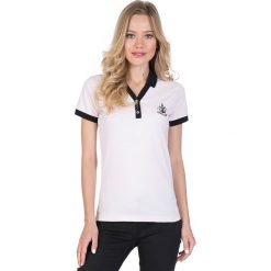 Bluzki damskie: Koszulka polo w kolorze jasnoróżowym