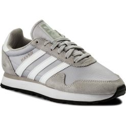 Buty adidas - Haven BB2738 Lsogr/Fwwht/Cgrani. Szare buty sportowe damskie Adidas, bez wzorów, ze skóry, eleganckie, bez obcasa, na płaskiej podeszwie, bez zapięcia. W wyprzedaży za 269,00 zł.