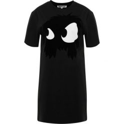 McQ Alexander McQueen SLOUCHY TEEDRESS Sukienka z dżerseju darkest black. Czarne sukienki damskie marki McQ Alexander McQueen, s, bez wzorów, z bawełny, bez kołnierzyka, bez rękawów. Za 629,00 zł.