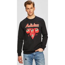 Adidas Originals - Bluza. Czarne bluzy męskie adidas Originals, s, z nadrukiem, z bawełny, z okrągłym kołnierzem, bez rękawów, bez kaptura. W wyprzedaży za 239,90 zł.