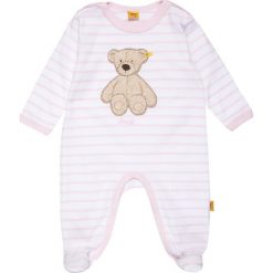Steiff Collection 1/1 ARM NEWBORN WELLNESS WEAR BABY Piżama barely pink. Szare bielizna chłopięca marki Steiff Collection, z bawełny. Za 169,00 zł.