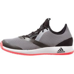 Adidas Performance ADIZERO DEFIANT BOUNCE Obuwie do tenisa Outdoor core black/footwear white/flash red. Czarne buty do tenisa męskie adidas Performance, z materiału. Za 419,00 zł.