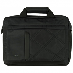 Accura Roberto ACC6054 12" - 14,1". Pomarańczowe torby na laptopa Accura, w paski, z nylonu. Za 89,90 zł.