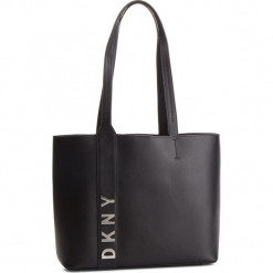 Torebka DKNY - Bedford Lg Tote R83AH641 Black/Silver BSV. Czarne torebki klasyczne damskie DKNY, bez wzorów, ze skóry, klasyczne, bez dodatków. W wyprzedaży za 669,00 zł.