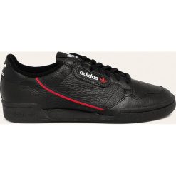 Adidas Originals - Buty Continental 80. Czarne sneakersy męskie adidas Originals, z okrągłym noskiem, na sznurówki. Za 399,90 zł.