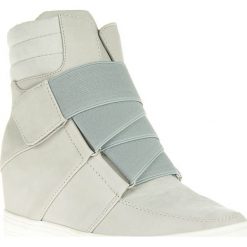Sneakersy damskie z gumką (38). Szare sneakersy damskie IDEAL. Za 99,00 zł.