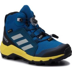 Buty adidas - Terrex Mid Gtx K GORE-TEX BC0596 Blubea/Greone/Shoyel. Niebieskie buty sportowe damskie Adidas. W wyprzedaży za 279,00 zł.