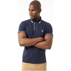 Jimmy Sanders Koszulka Polo Męska Xxl Ciemnoniebieska. Szare koszulki męskie Jimmy Sanders, xxl, bez wzorów, bez rękawów. Za 119,00 zł.