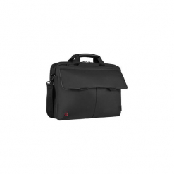Torba messenger Wenger Route 16", czarna 601060. Czarne torby na laptopa marki Wenger, w paski. Za 313,20 zł.